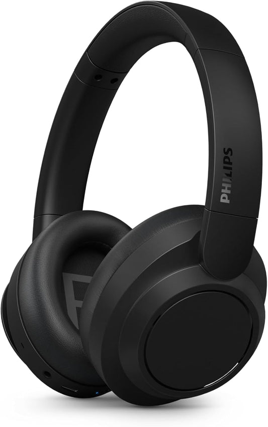 PHILIPS H6509 Wireless Headphones,Over-Ear Bluetooth Headphones with Noise Canceling Pro,Dynamic Bass,70H Battery Life,Fast Charging,Soft Ear…