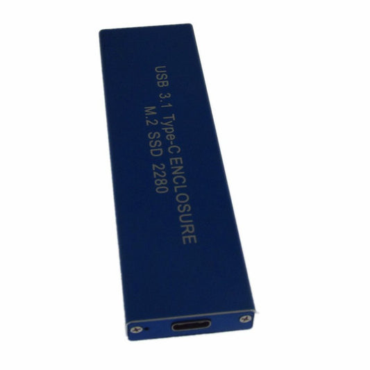 Newzoll Blue USB 3.1 Type-C USB-C to SATA NGFF M.2 B Key SSD 2230/2242/2260/2280 Adapter Card Enclosure