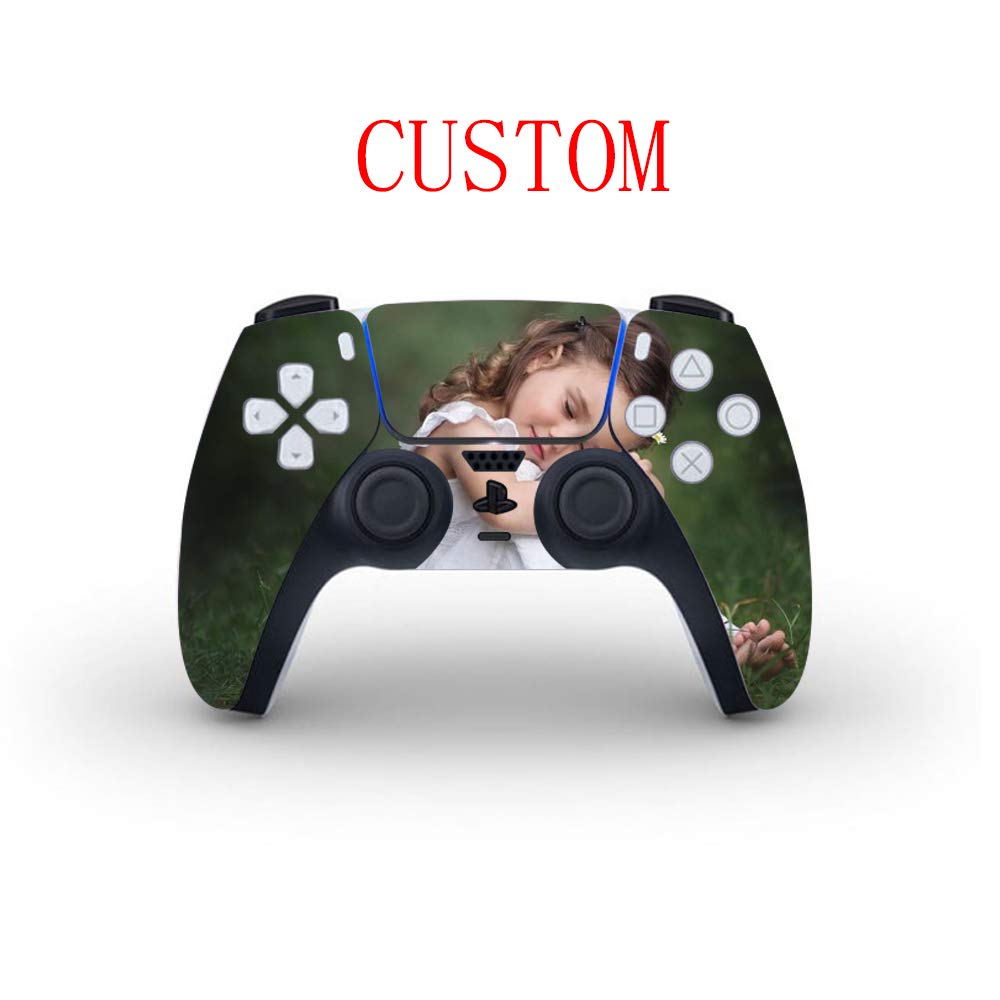 Custom Vinyl Skin Sticker Decal Cover for PS5 PlayStation Controller with Your Own Picture