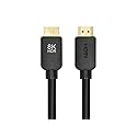 Monoprice Ultra 8K HDMI Cable - High Speed, 8K@60Hz, 48Gbps, Dynamic HDR, eARC, Compatible with PS5, Xbox Series X, Series S and More, 6 Feet, Black