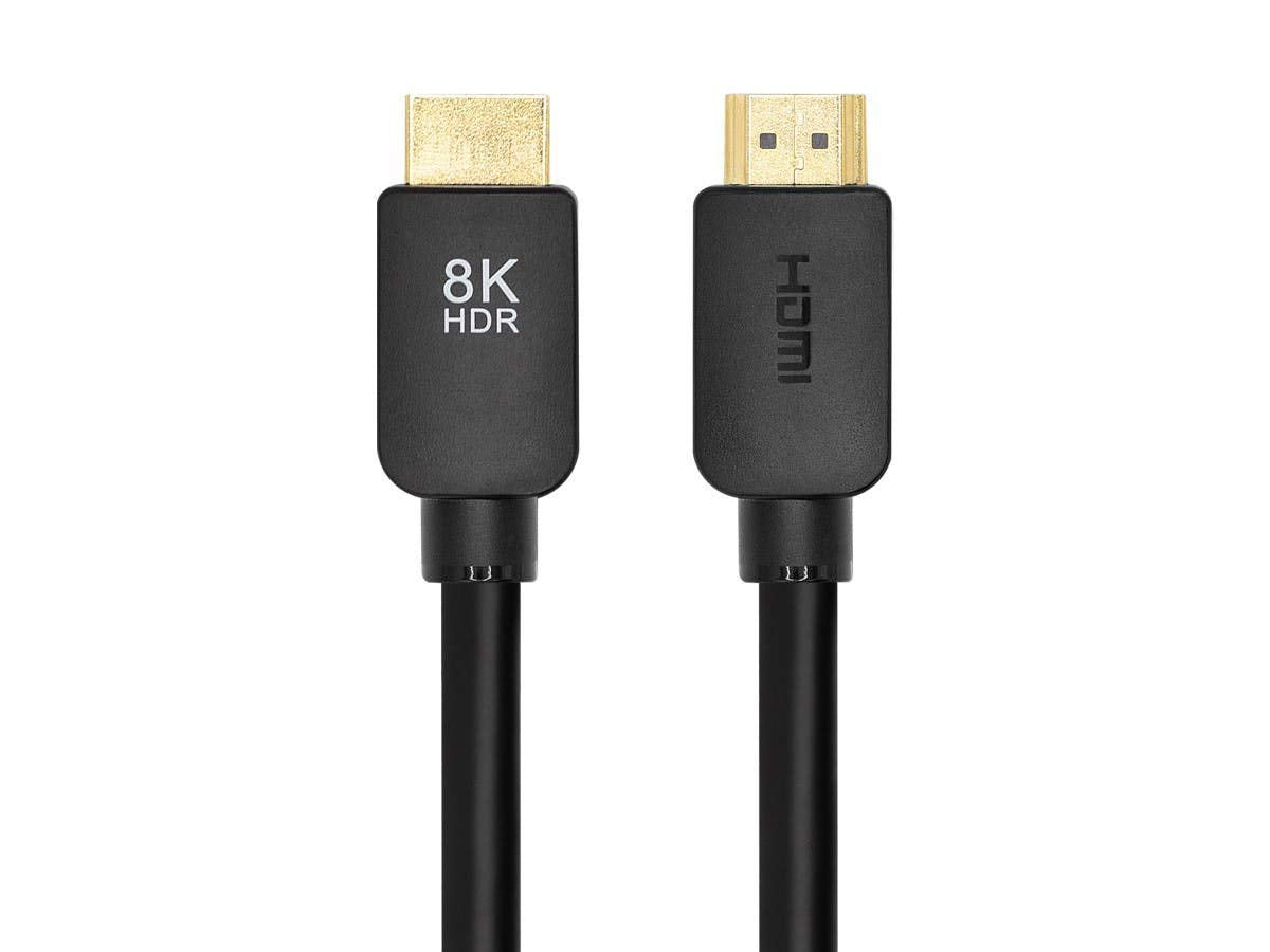 Monoprice Ultra 8K HDMI Cable - High Speed, 8K@60Hz, 48Gbps, Dynamic HDR, eARC, Compatible with PS5, Xbox Series X, Series S and More, 6 Feet, Black