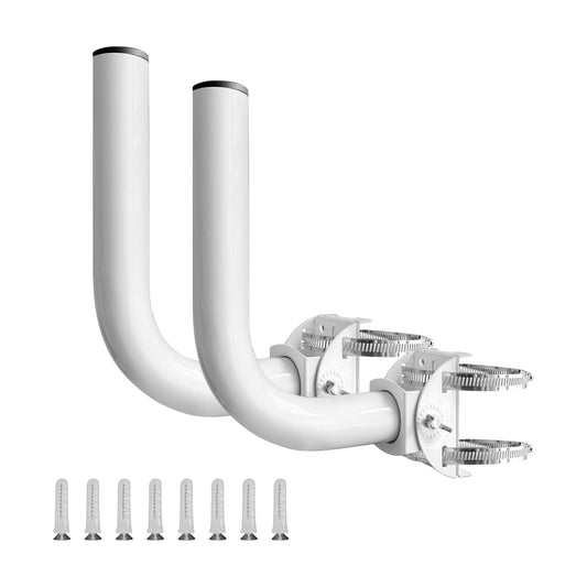 2 Pack Adjustable Universal Wireless Bridge Bracket Mount, Pole and Wall-Mounted Mount for Outdoor Antenna Point to Point AP Access Point Client