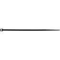 Morris Products Ultraviolet Black Nylon Cable Ties - 11-3/4 Inch Length -Heavy Duty, 40-Pound Tensile Strength - Cable Organization Applications - UV