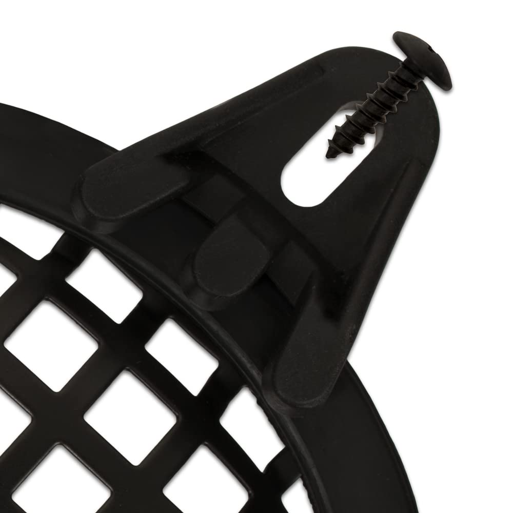 Goldwood Subwoofer Grille and Hardware 12" Steel Waffle Speaker Woofer Grill Black (SWG-12C)