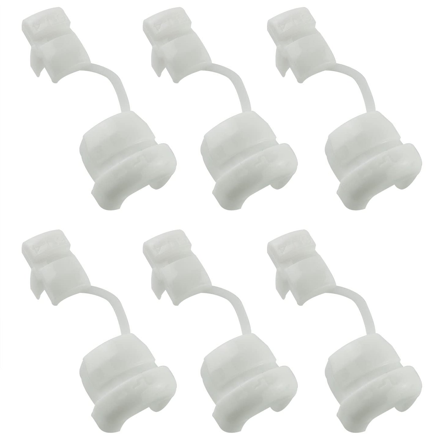 HJGarden 10PCS Wire Cover, Round Strain Relief Bushing Electric Cable Protection Cord Buckle, Round Cable Wire Strain Relief Bush Grommet Protective