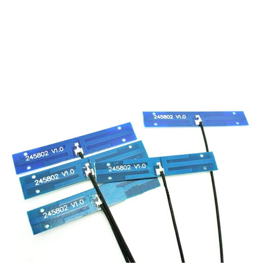 Wixine 3Pcs 2.4G/5G/5.8G Dual Band Omni PCB Antenna with IPX Connector WiFi Internal