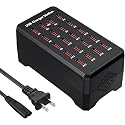 20 Port USB Charging Station, 100W (20A) Multifunctional Smart Charger, USB A Charging Block, Multiple Device Chargers, Compatible