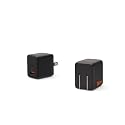 URBAN ARMOR GEAR UAG SRG 30W GaN 2-Port Wall Charger - USB USB-C Dual Port Foldable Compact Travel PD Quick Charging Power Adapter for Smartphone