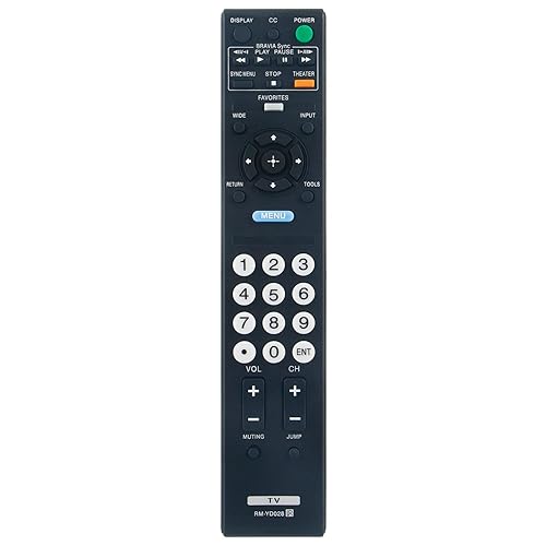 RM-YD028 Replaced Remote Control Applicable for Sony Bravia TV KDL-32L504 KDL-46VL150 KDL-40S504 KDL-52XBR9 KDL-40VE5 KDL-46S5100 KDL-37FA500