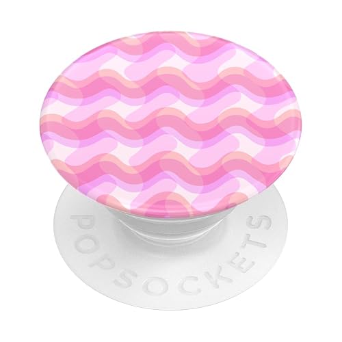 PopSockets Adhesive Phone Grip, Holder, Phone Stand, Flower - Rosy Waves
