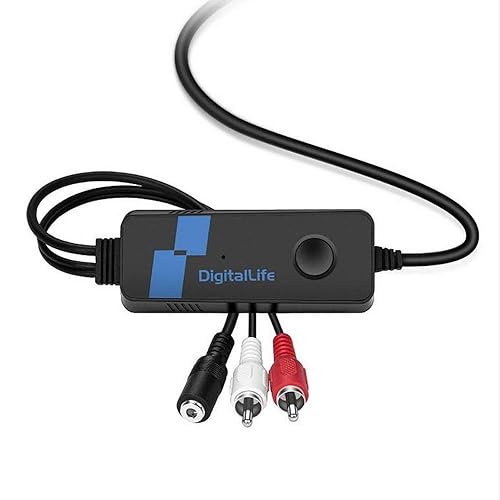 SATMW 2.1CH Gaming USB Audio Sound Card Adapter with USB to RCA R/L Stereo Speaker 3.5mm Jack for Game Headsets
