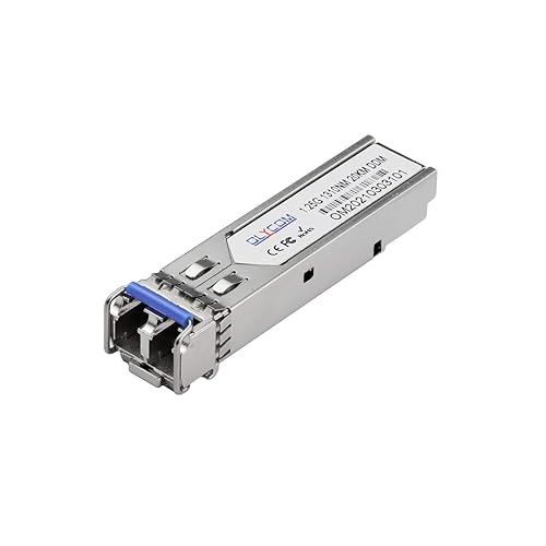 1000Base-LX 1.25G SFP Transceiver with 1310nm Dual LC Connector 20KM Single Mode DDM for Cisco Meraki Ubiquiti Mikrotik D-Link Supermicro Netgear