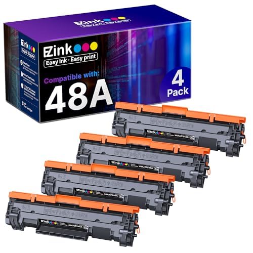 E-Z Ink 48A Toner Cartridges Replacement for HP 48A CF248A Toner Cartridges Compatible with LaserJet Pro M15w M15a M16w M16a M28w M29w M29a M30w