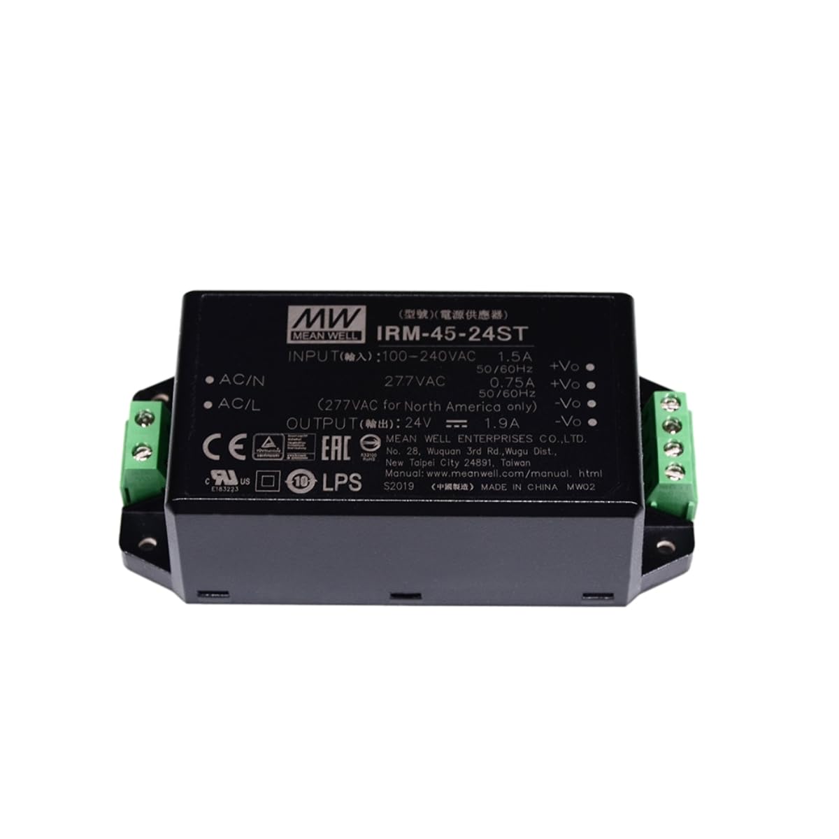 Mean Well IRM 45W 12V 3A Switching Power Supply? IRM-45-12ST Screw Terminal Type AC-DC
