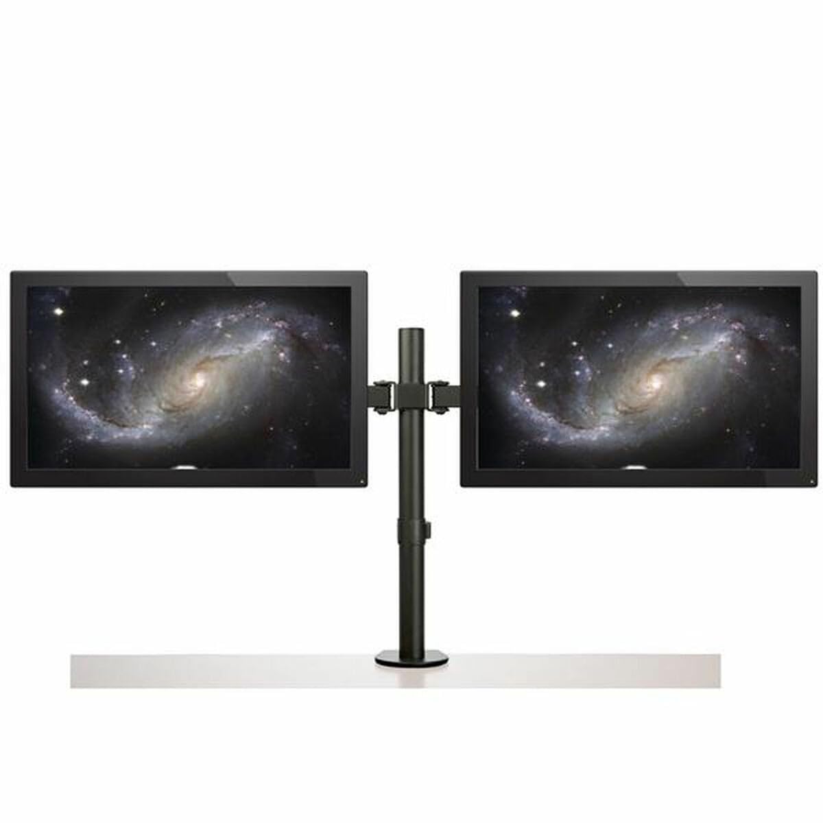StarTech.com Desk Mount Dual Monitor Arm - Desk Clamp/Grommet VESA Monitor Mount for up to 32 inch Displays - Ergonomic Articulating Monitor Arm