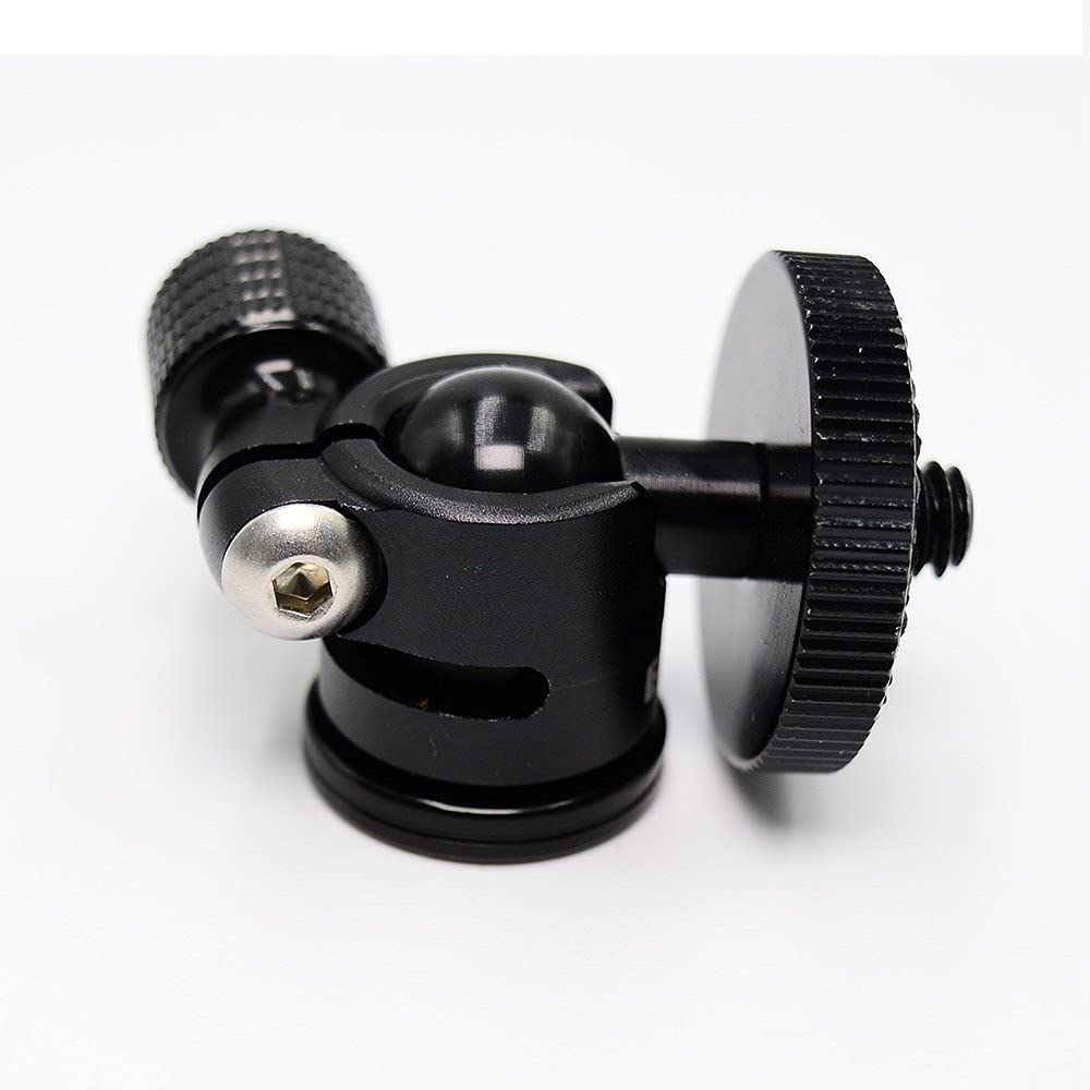 koolehaoda 3/8 Mini Ball Head for Camera Tripod Monopod (3/8 Ball Head)