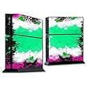 MightySkins Skin Compatible with Sony Playstation 4 PS4 Console wrap Sticker Skins Paint Splatter