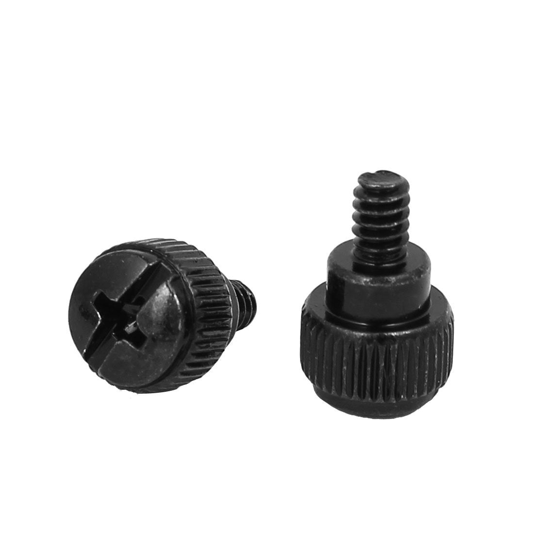 uxcell PC Computer Case M3.5 6#-32 Thumbscrews Thumb Screws Black 20pcs