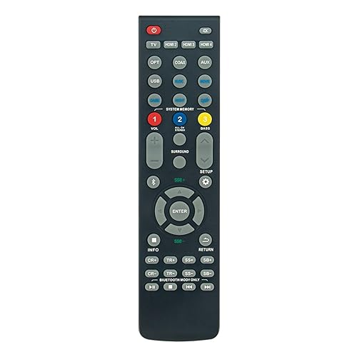 New Replaced Remote Control Compatible with Nakamichi Works with DTSX SSE and eARC soundbars