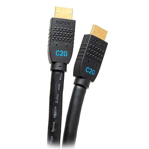C2G 15ft (4.5m) Performance Series Ultra Flexible Active High Speed HDMI Cable - 4K 60Hz in-Wall, CMG (FT4) Rated Compatible with Xbox, Blu-ray, DVD