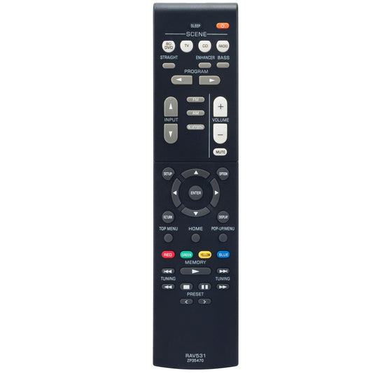 RAV531 ZP35470 Replacement Remote Control Applicable for Yamaha AV Receiver RX-V379 RX-V381 RX-V383 HTR-3071 RX-V483 HTR-4071 HTR-3069 RXV379 RXV381