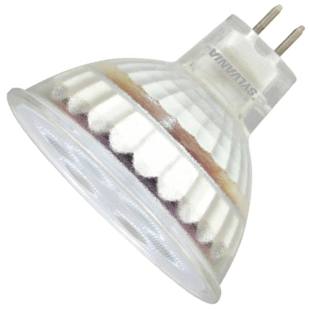 Sylvania MR16 Ultra LED Light Bulb, 35° Flood, 6W, 35W Equivalent, 22 Years, GU5.3 Base, Dimmable, 450 Lumens, 3000K, White, Glass - 1 Pack (78239)