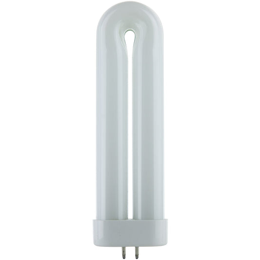 Sunlite 05100-SU T6 Fluorescent U-Shaped Light Bulb, 12 Watts, 505 Lumens, GX10q 4-Pin Base, Plug-in, 5,000 Hour Life Span, Clubs, Restaurants, Party