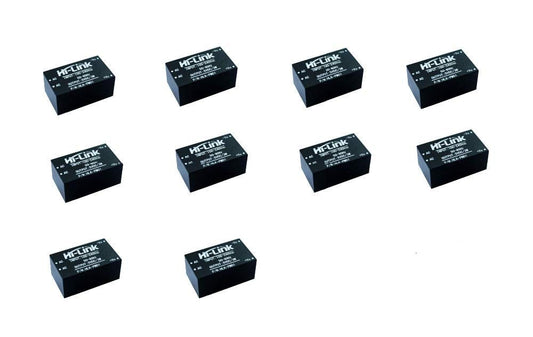 HI-Link 10pcs Mini Step-Down Power Supply Intelligent Household Switch Power Module HLK-PM01 HLK-5M05 10M05 HLK-2M05 AC DC 220V to 5V/3.3V/12V…