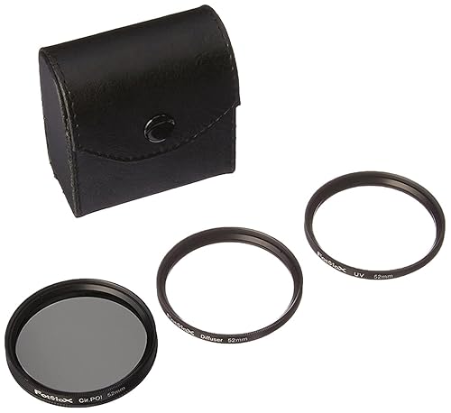 Fotodiox Filter Kit, UV, Circular Polarizer, Soft Diffuser, 52mm for Canon, Nikon, Sony, Olympus, Pentax, Panasonic Camera Lenses.