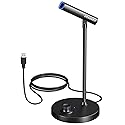 Aokeo USB Microphone, Gaming Microphone for PC with Volume Control Buttons for Recording,Podcasting,Streaming,YouTube,PS5 PS4 Mac Laptop