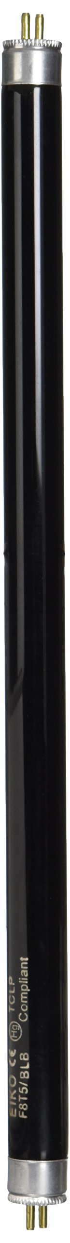 Eiko F8T5/BLB Light Blue UVA T-5 G5 Base Halogen Bulb, 8W, Black