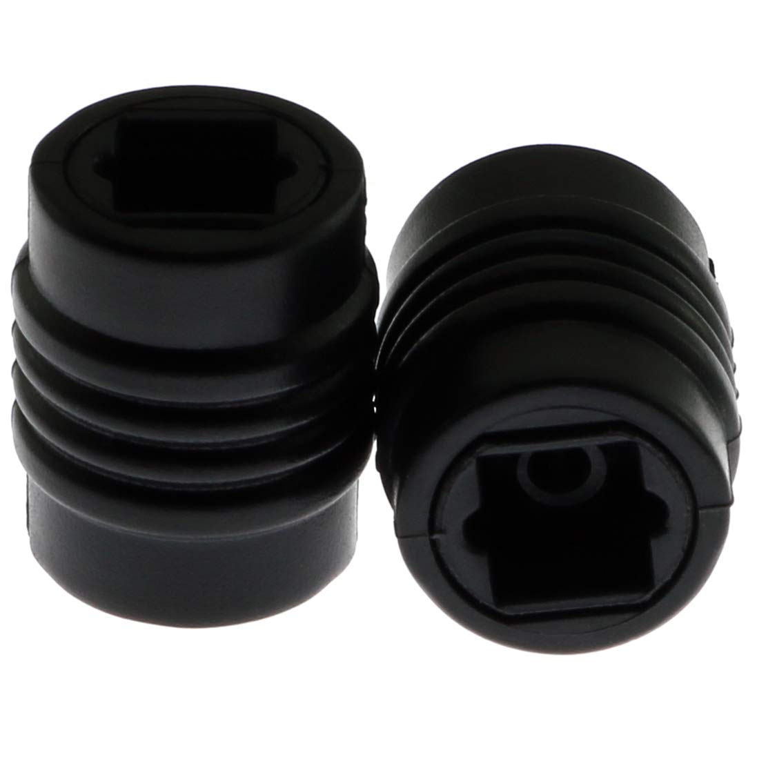 E-outstanding 2PCS Optical Cable Coupler Digital Audio Extension Adapter Female to Female Fiber Optic Extension Adapter