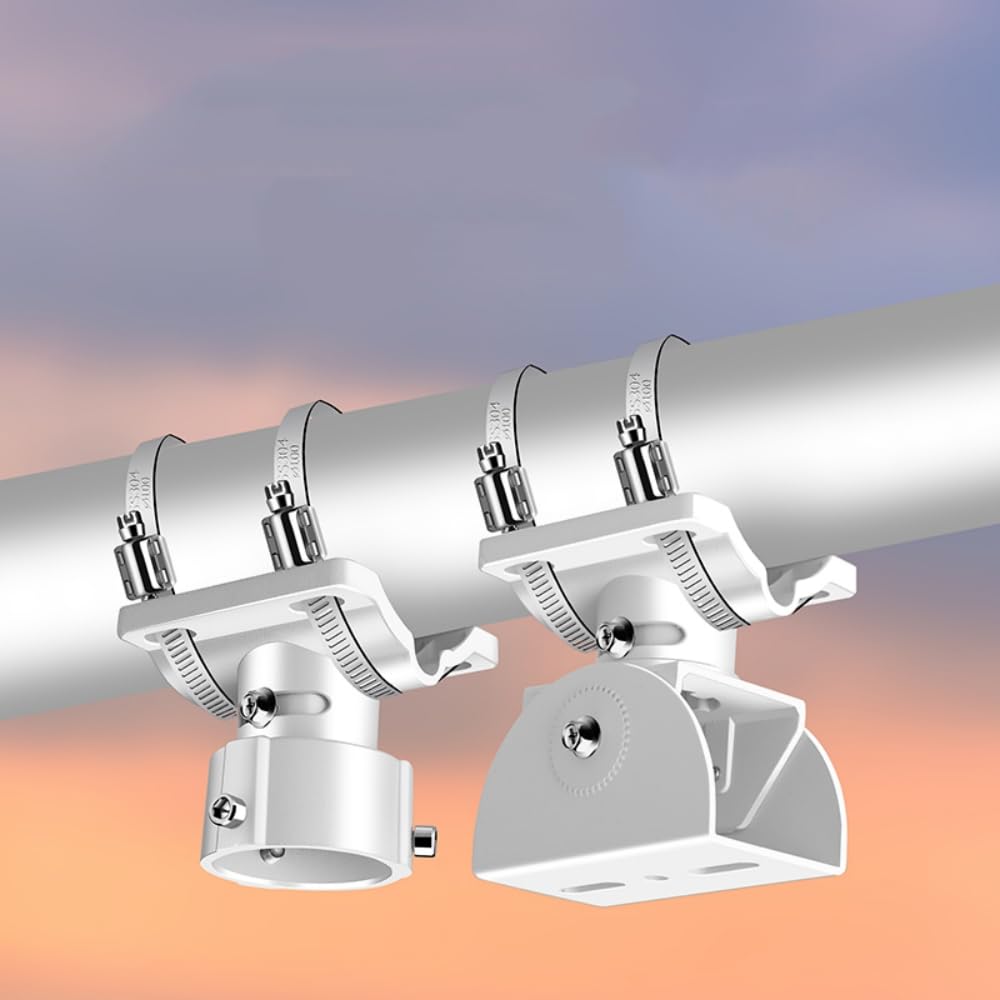 Coolotic Security Camera Corner Pole Mounting Bracket, Universal Wall Corner Mount Bracket Holder Stand for CCTV Camera PTZ Dome Vertical Pole