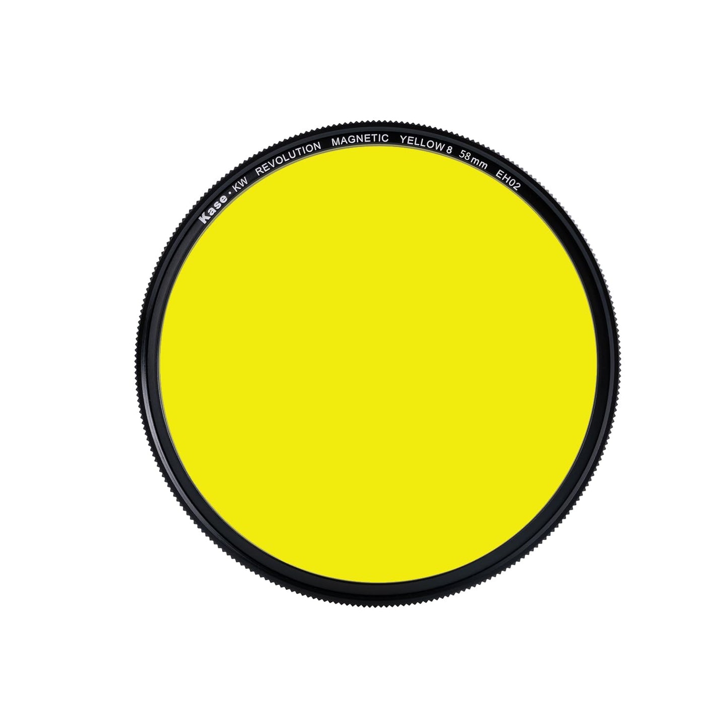 Kase Wolverine Revolution Yellow #8 Black & White Filter Magnetic Shockproof Tempered Optical Glass (58mm)