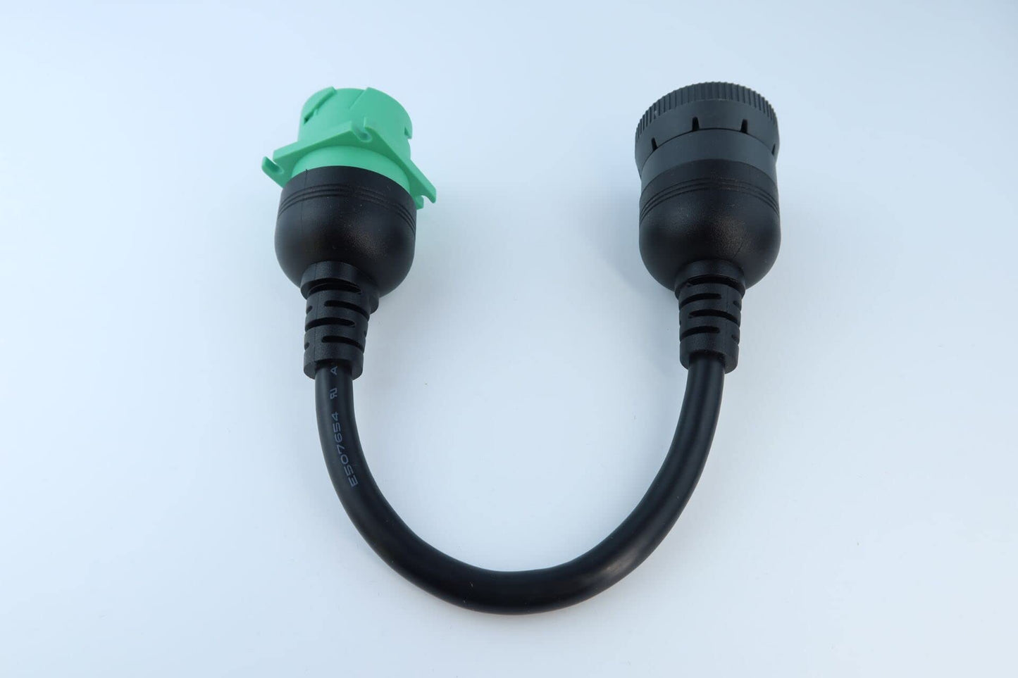 YPP Gray 9Pin Type1 J1939 Port to New Green 9pin Type2 J1939 Port Cable Turn 9p Type1 to 9p Type2