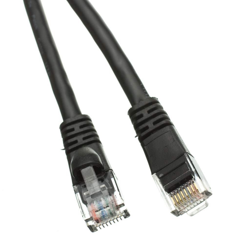CableWholesale Cat6 UTP Ethernet Cable, Snagless Boot, PoE, 100 ft, Black