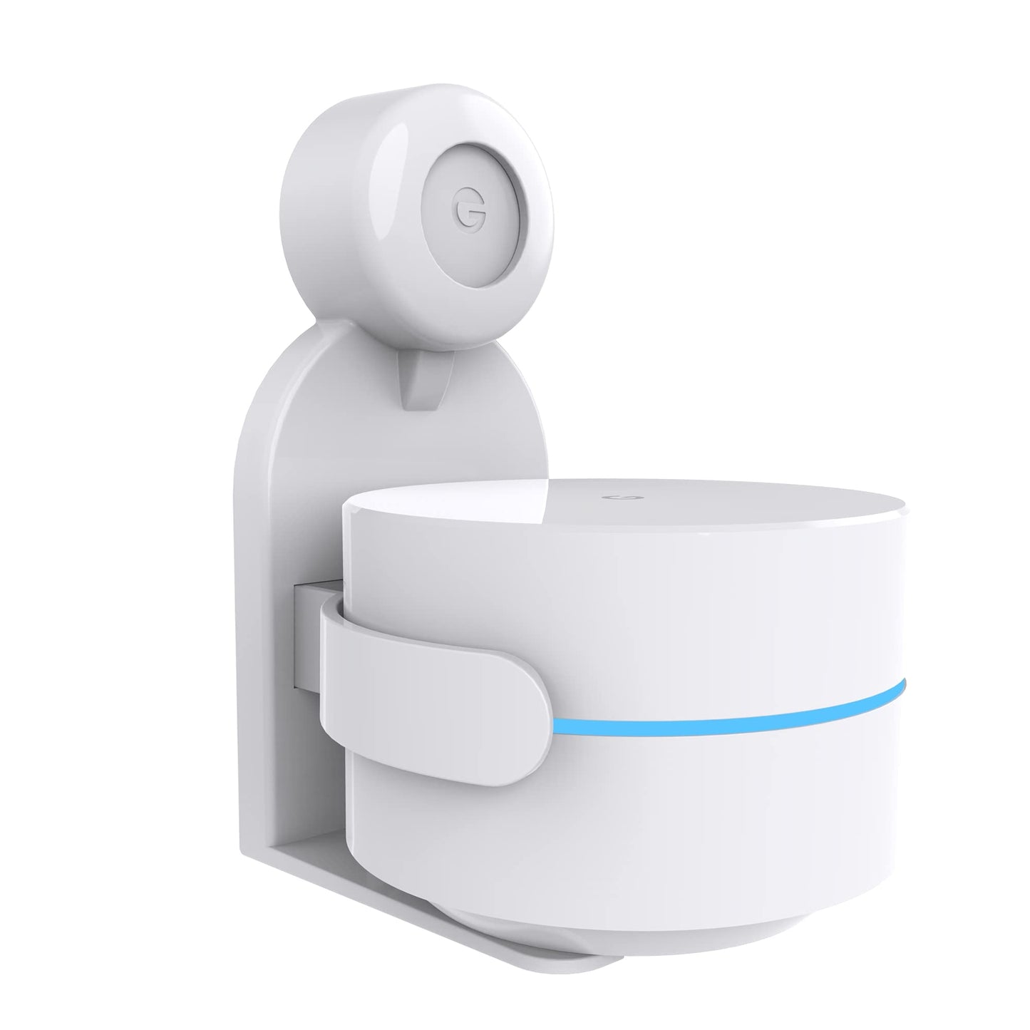 Premium Screwless Google Nest WiFi Router Mount for Mesh and Point (2nd Generation) AC2200 With In-Built Cable Management System
