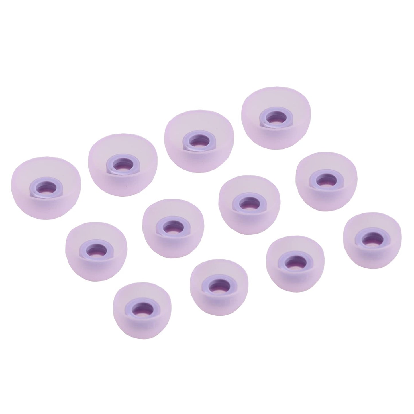 6 Pairs Replacement Earbuds Tips Silicone Eartips Set for Samsung Galaxy Buds 2 Headphones Wireless Fit in Case Ear Tips (Lavender)