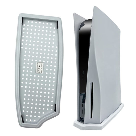 Chenkxin Vertical Stand for PS5 PlayStation 5 Console with Built-in Cooling Vents and Non-Slip Feet - Disc Edition, Not for PS5 Slim/Pro (White)