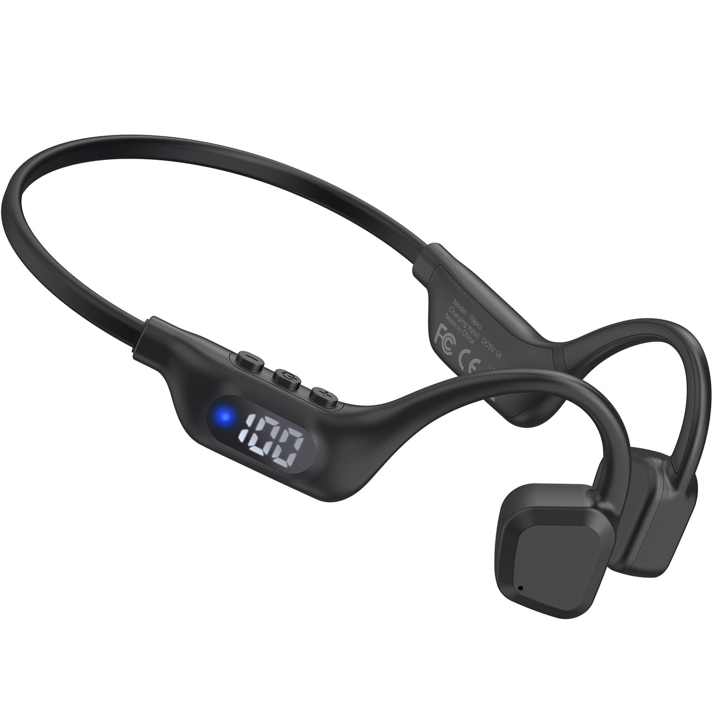 Arciea Bone Conduction Headphones, 14H Playtime Bluetooth 6.0 Open-Ear Earbuds with Mic, IPX5 Waterproof Lightweight Headset, Wireless Sport Earphones