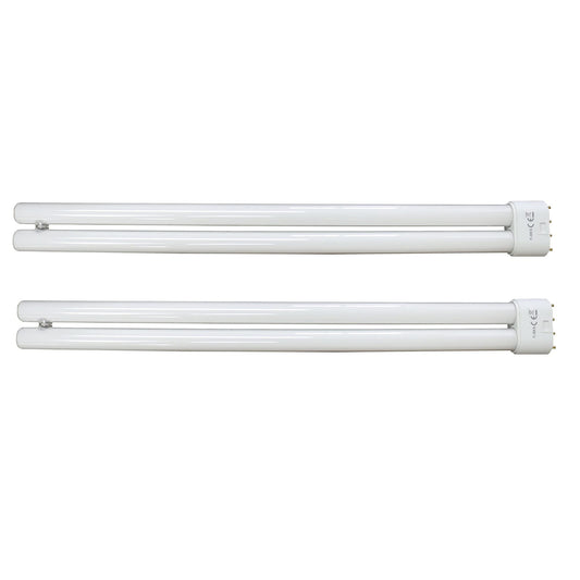 Awoco 2 Pcs Type E-FL UV Tube PL 36W BL Fluorescent UV Light Bulb for Wall Mount Sticky Fly Trap Lamp FT-1E36