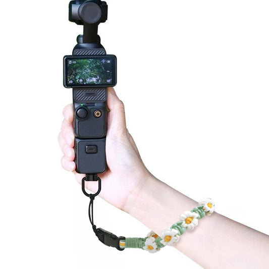 VICHUNHO Adjustable Pocket 3 Wrist Lanyard, Hand Strap, Wristlet for DJI OSMO Pocket 3 Accessories with 1/4" Screw (Green, Generic)