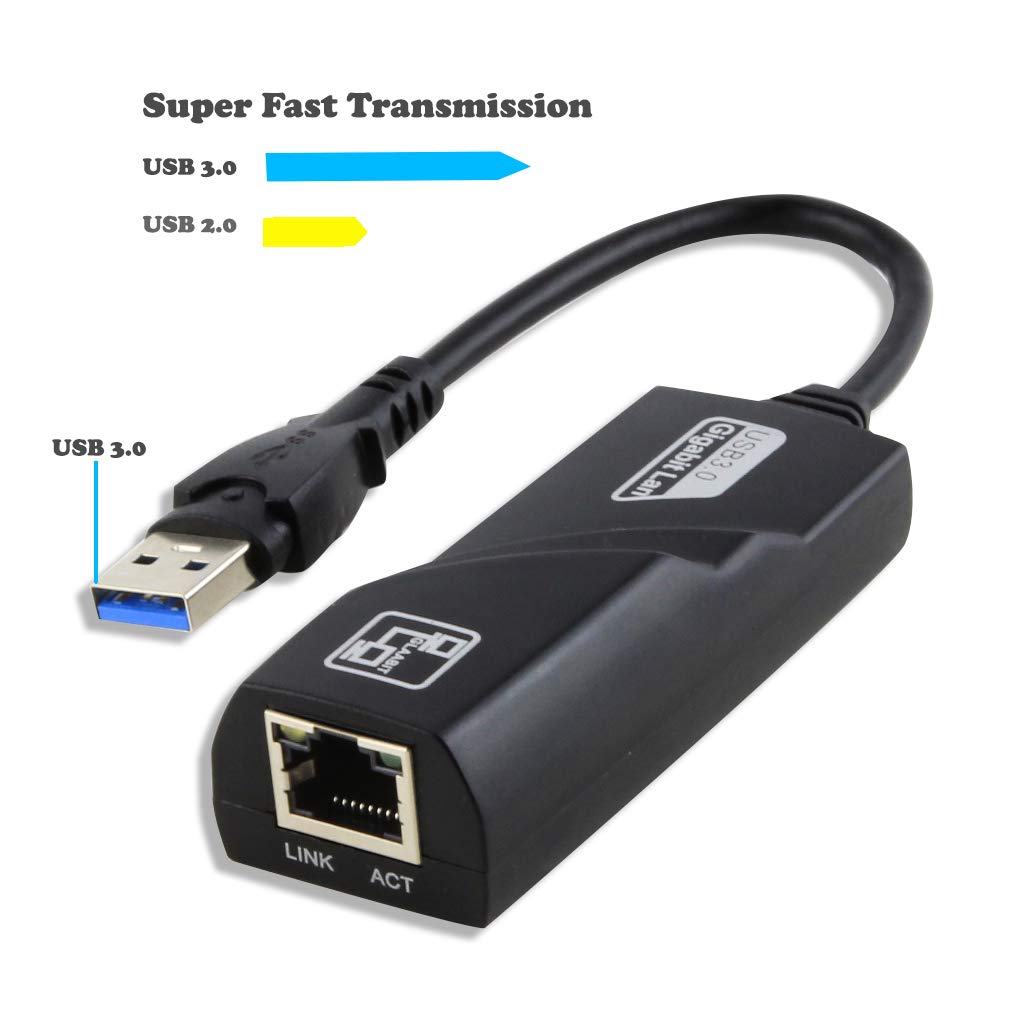 InstallerCCTV USB to Ethernet Adapter, adds Network connectivity to a Computer, MacBook, iMac Pro, Chromebook for Linux, Windows Vista, Windows XP