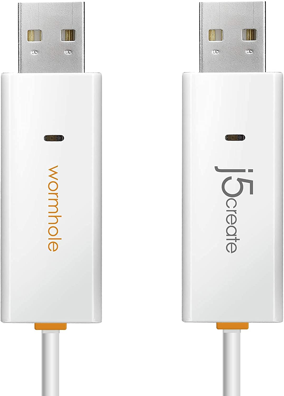 j5create Wormhole Switch USB Transfer Adapter: Seamlessly Share Files, Keyboard, and Mouse Between Win/Mac, Win/Win, and Mac/Mac (JUC400)