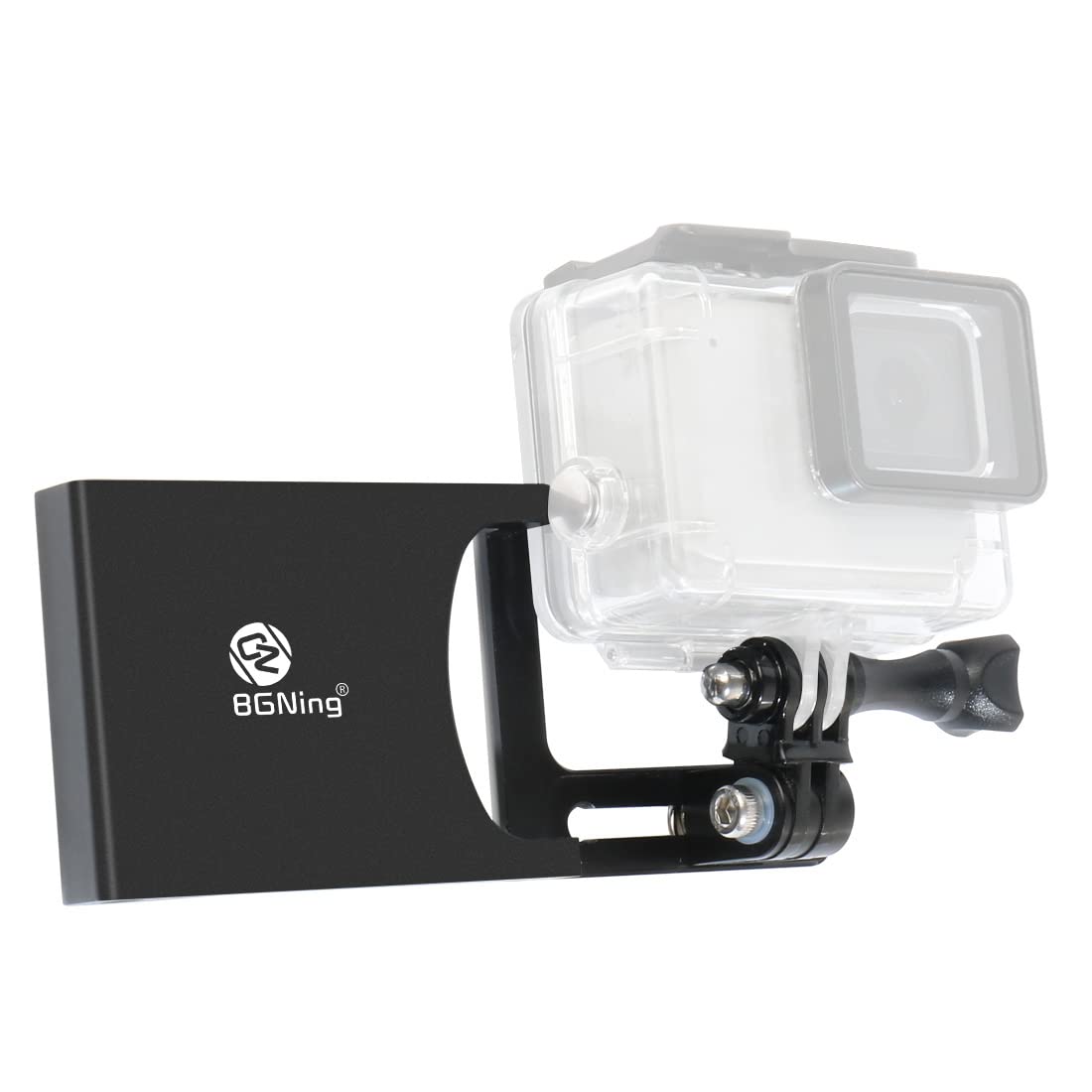 BGNing Aluminum Aloy Gimbal clamp Conversion Board for Sports Camera Stabilizers Gpo 8 Action Camera Selfie Handle Adapter Plate