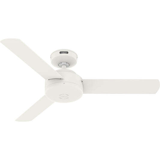 Hunter Presto, Indoor, Ceiling Fan, No Light, Modern, 44 inch, Matte White