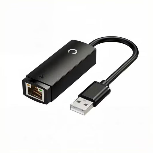 Ethernet Network Adapter, USB 2.0 to RJ45 10/100M LAN Wired Adapter - Plug and Play Driverless and Compatible with MacBook Steam Deck Switch, Windows
