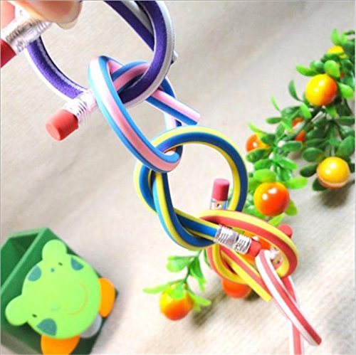 35 Pieces Flexible Soft Pencil Magic Bend Pencils for Kids Children School