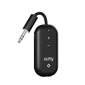AirFly Pro 2 - Bluetooth Adapter for Airplane, Pair 2 AirPods or Wireless Headphones - 3.5mm AUX Bluetooth Transmitter and Receiver for Cars, Boats