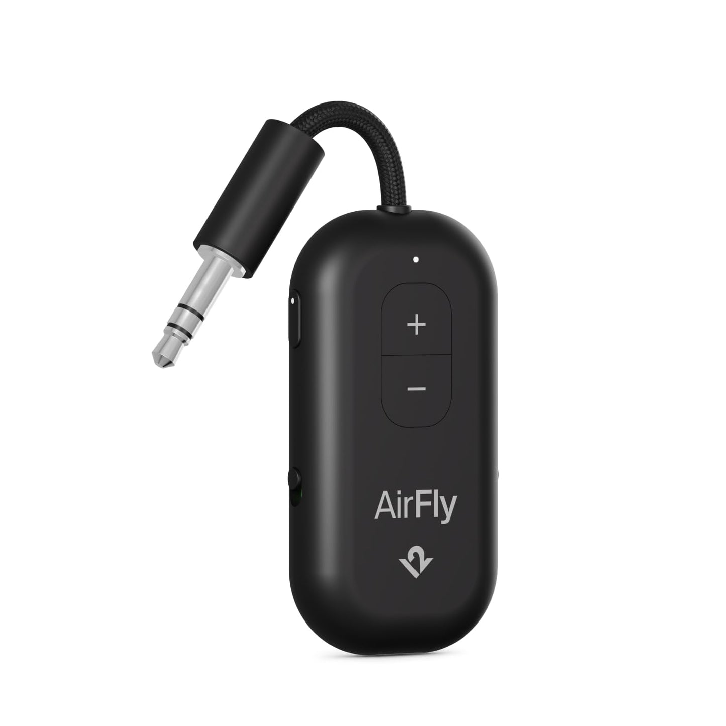 AirFly Pro 2 - Bluetooth Adapter for Airplane, Pair 2 AirPods or Wireless Headphones - 3.5mm AUX Bluetooth Transmitter and Receiver for Cars, Boats
